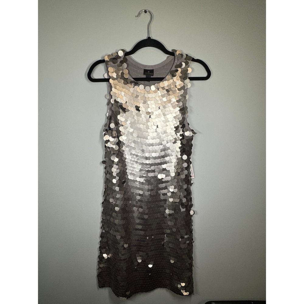 Worthington NWT Sequin Silver Dress